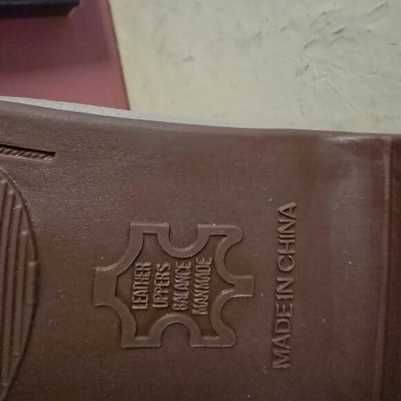 New Womens Light Taupe Leather Flats 8.5 9 10 - Picture 6 of 6